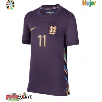 Camiseta Inglaterra Phil Foden #11 Visitante Equipación para mujer Eurocopa 2024 manga corta